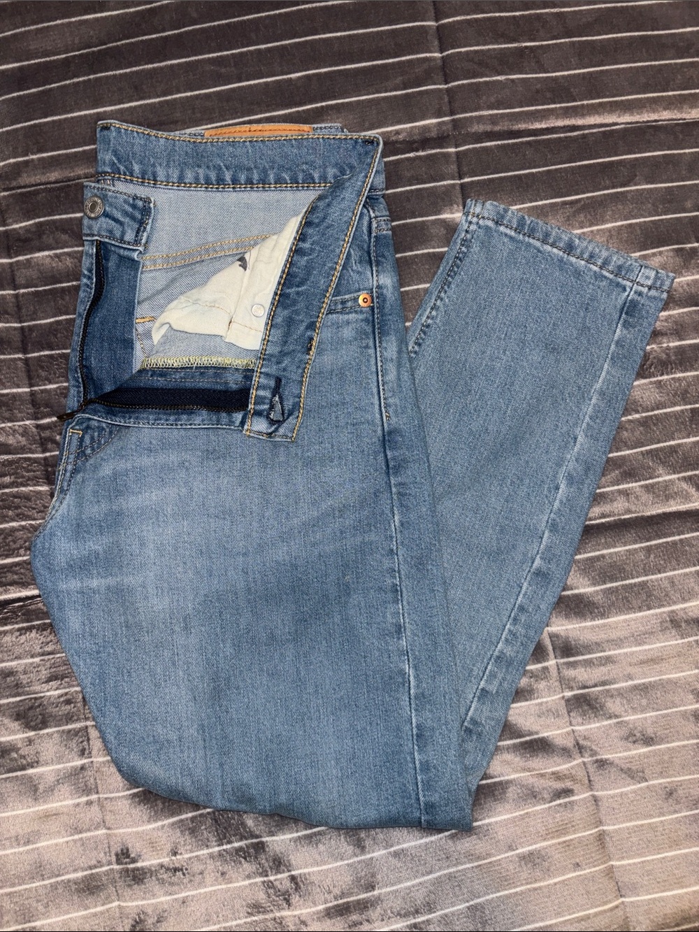 Levi's Men's Slim Jeans Light Blue Denim